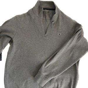 Vineyard Vines Quarter-Zip Sweatshirt - S gray